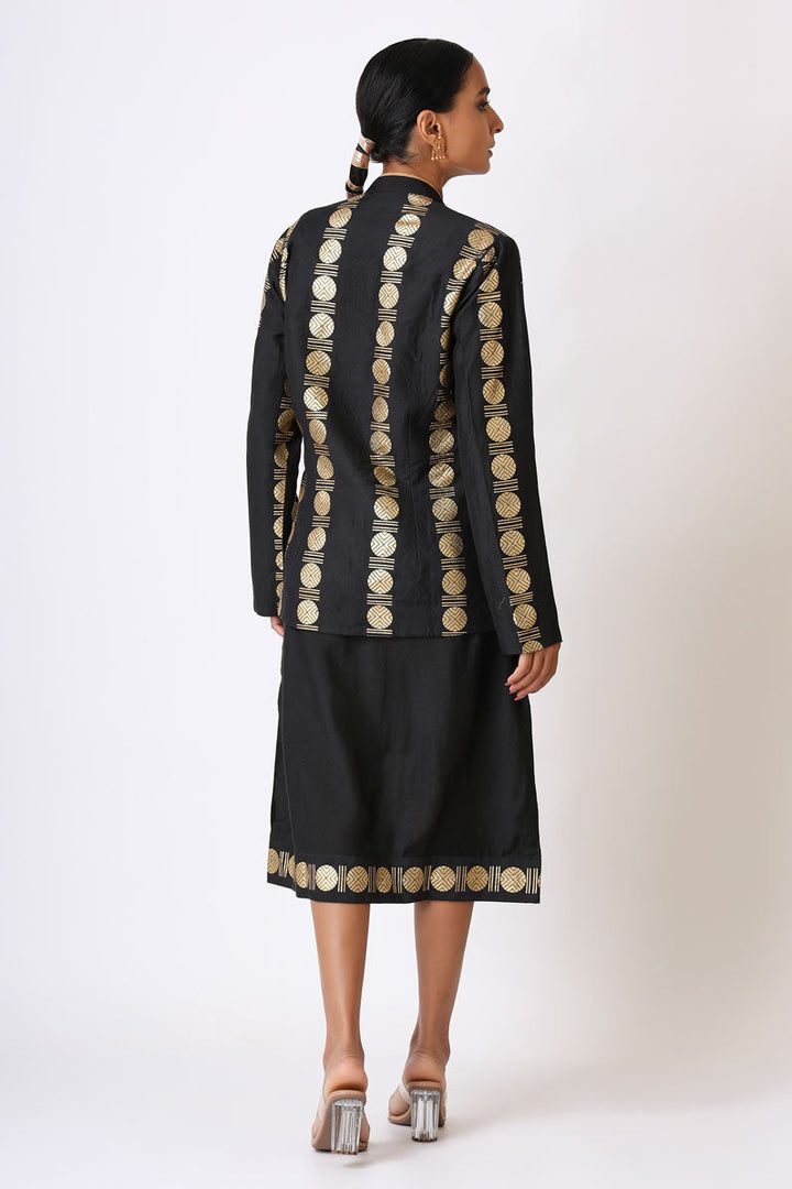 SANGHARSH BLACK DRESS SET (set of 2) | SHOBITAM
