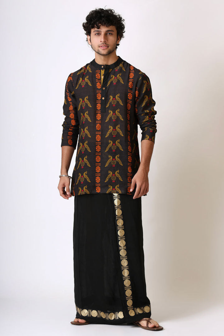 SANGHARSH BLACK VESHTI | SHOBITAM