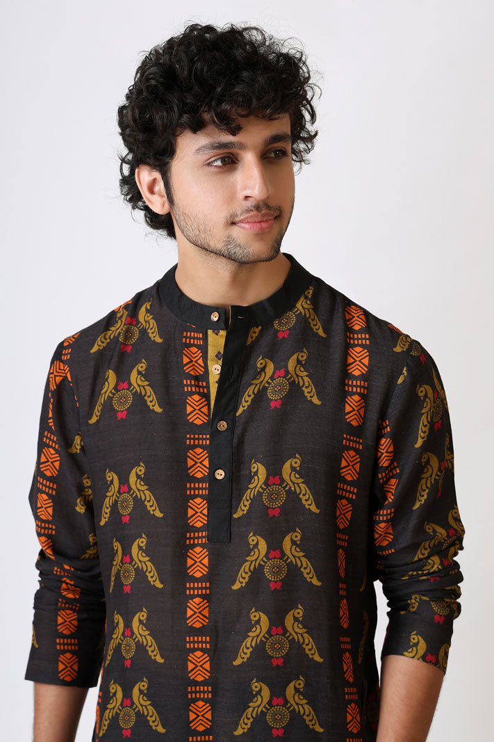 SANGHARSH BLACK VESHTI | SHOBITAM