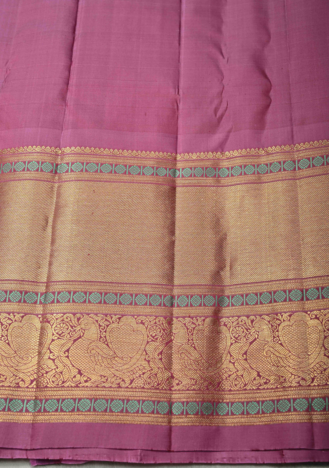 Methi Yellow Gadwal Silk Saree with Zari Brocade and Contrast Wide Zari Border | SILK MARK CERTIFIED