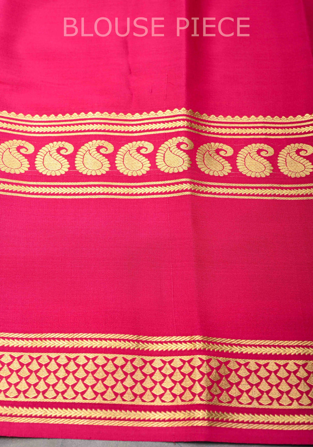 Purple and Pink Mysore silk Saree with Contrast Zari Border in KSIC Grade Thickness | SILK MARK CERTIFIED