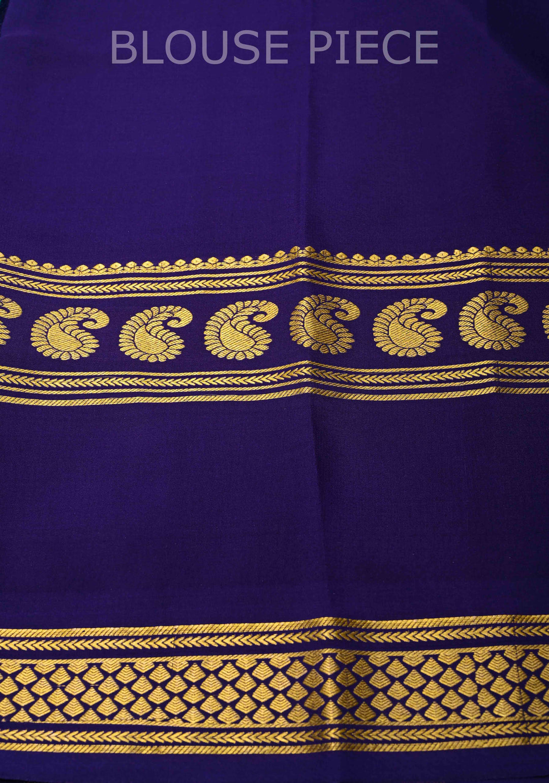 Persian Green and Blue Mysore silk Saree with Contrast Zari Border in KSIC Grade Thickness | SILK MARK CERTIFIED