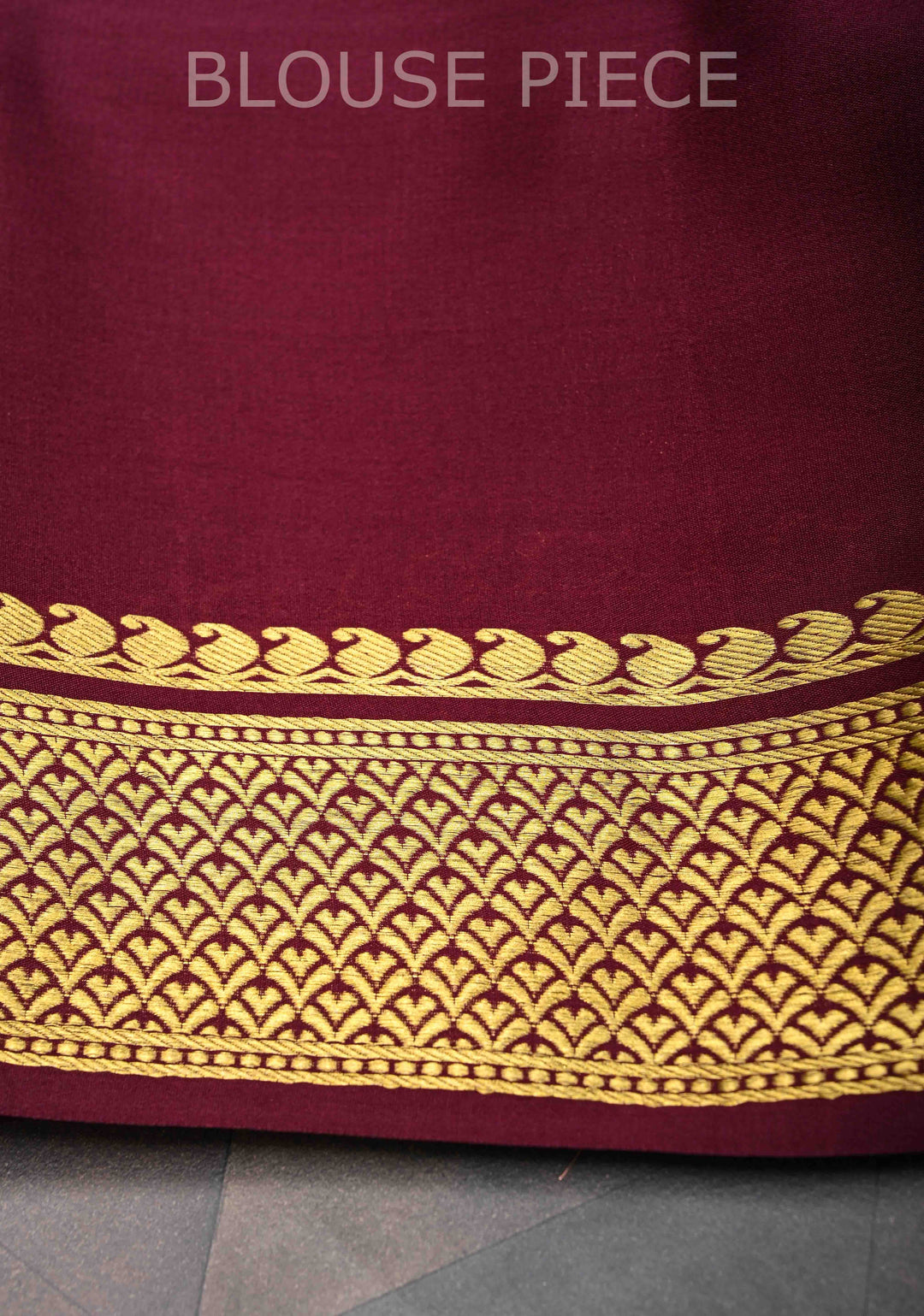 Pink Mysore Silk Saree with Horizontal Zari stripes and Panel Border in KSIC Grade Thickness | SILK MARK CERTIFIED