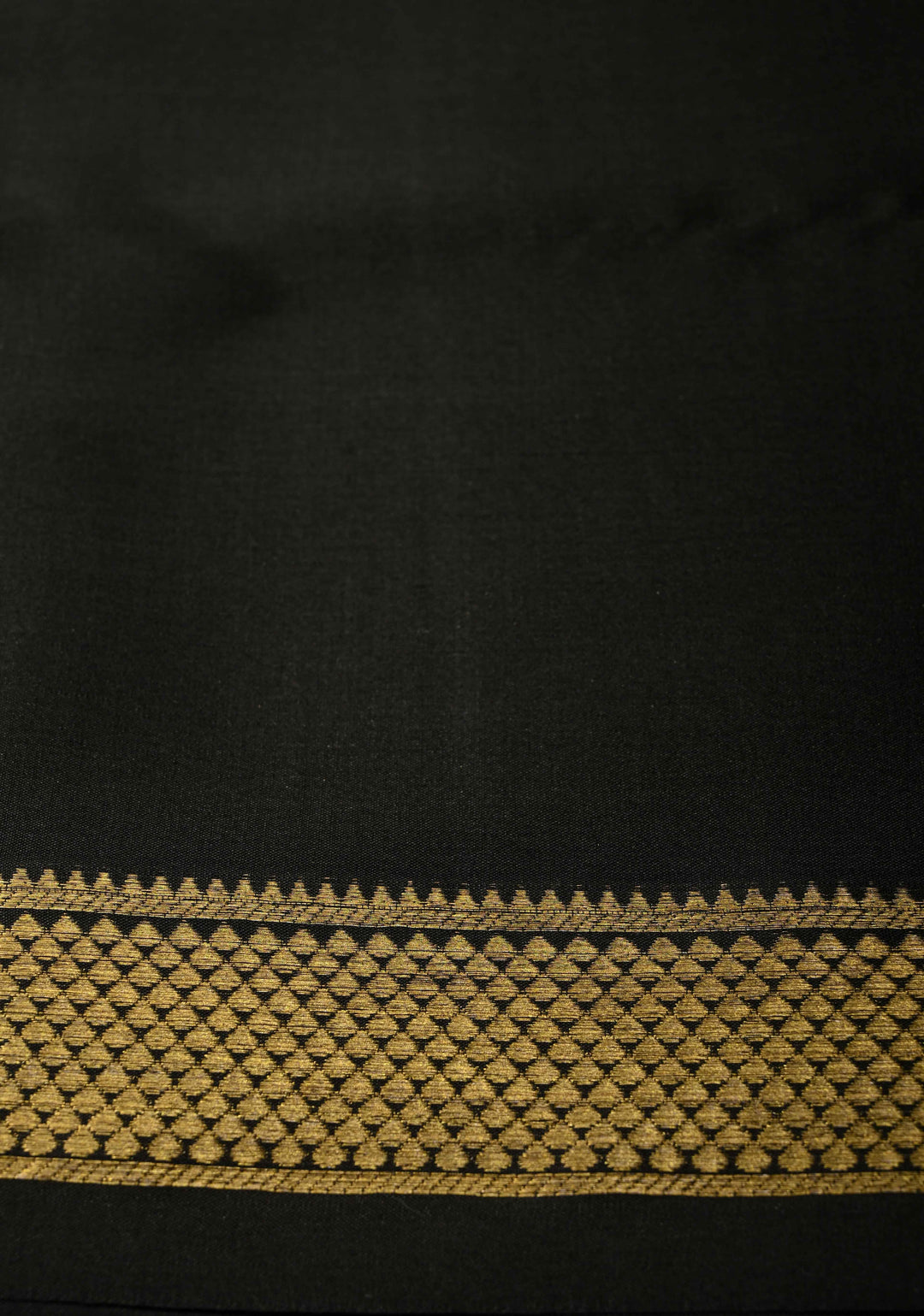 Moss Green Mysore Silk Saree with Podi-Kattam Zari Checks and Zari Border in KSIC Grade Thickness| SILK MARK CERTIFIED