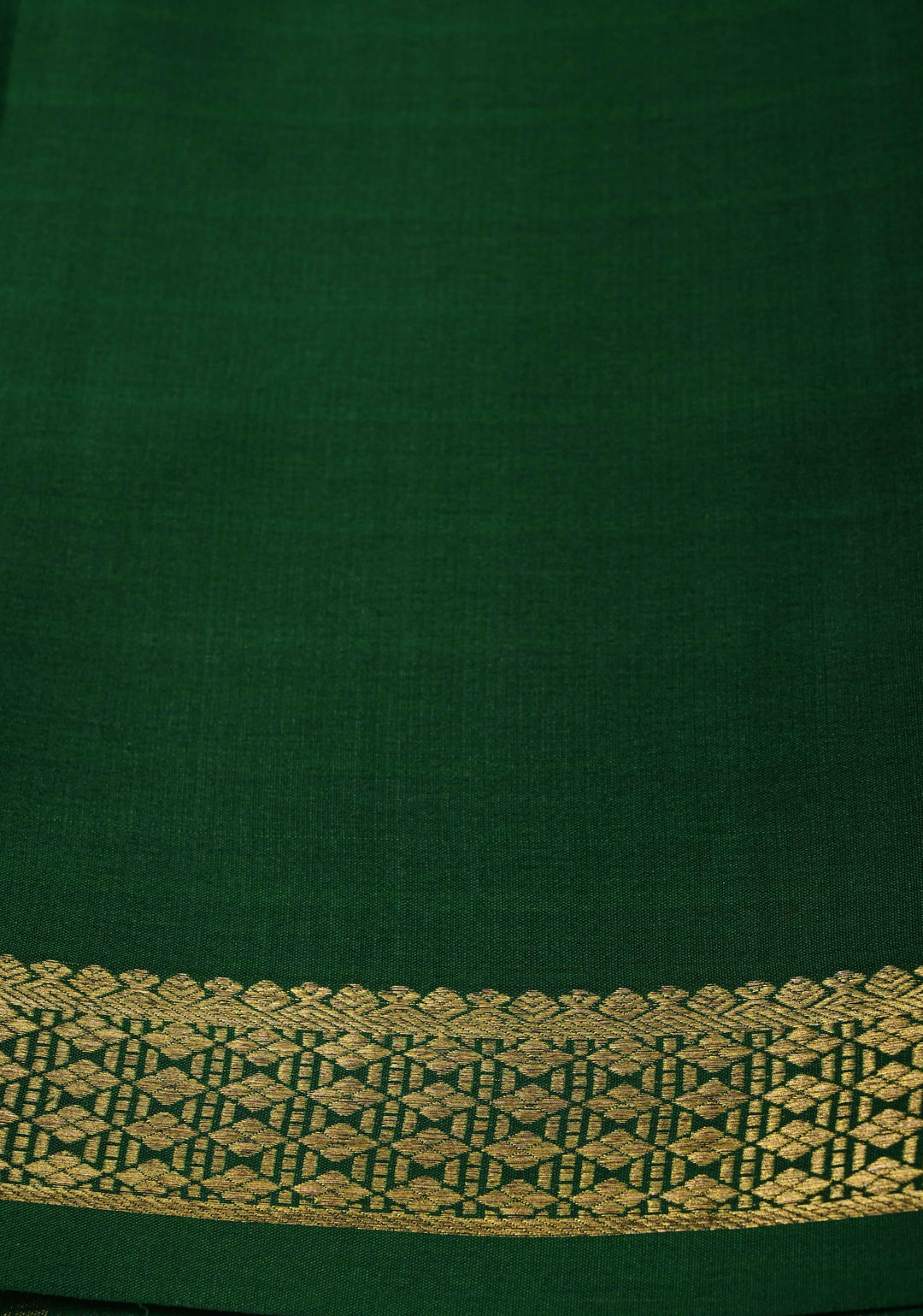 Red Checks Zari Mysore silk Saree With Zari Border in KSIC Grade Thickness | SILK MARK CERTIFIED