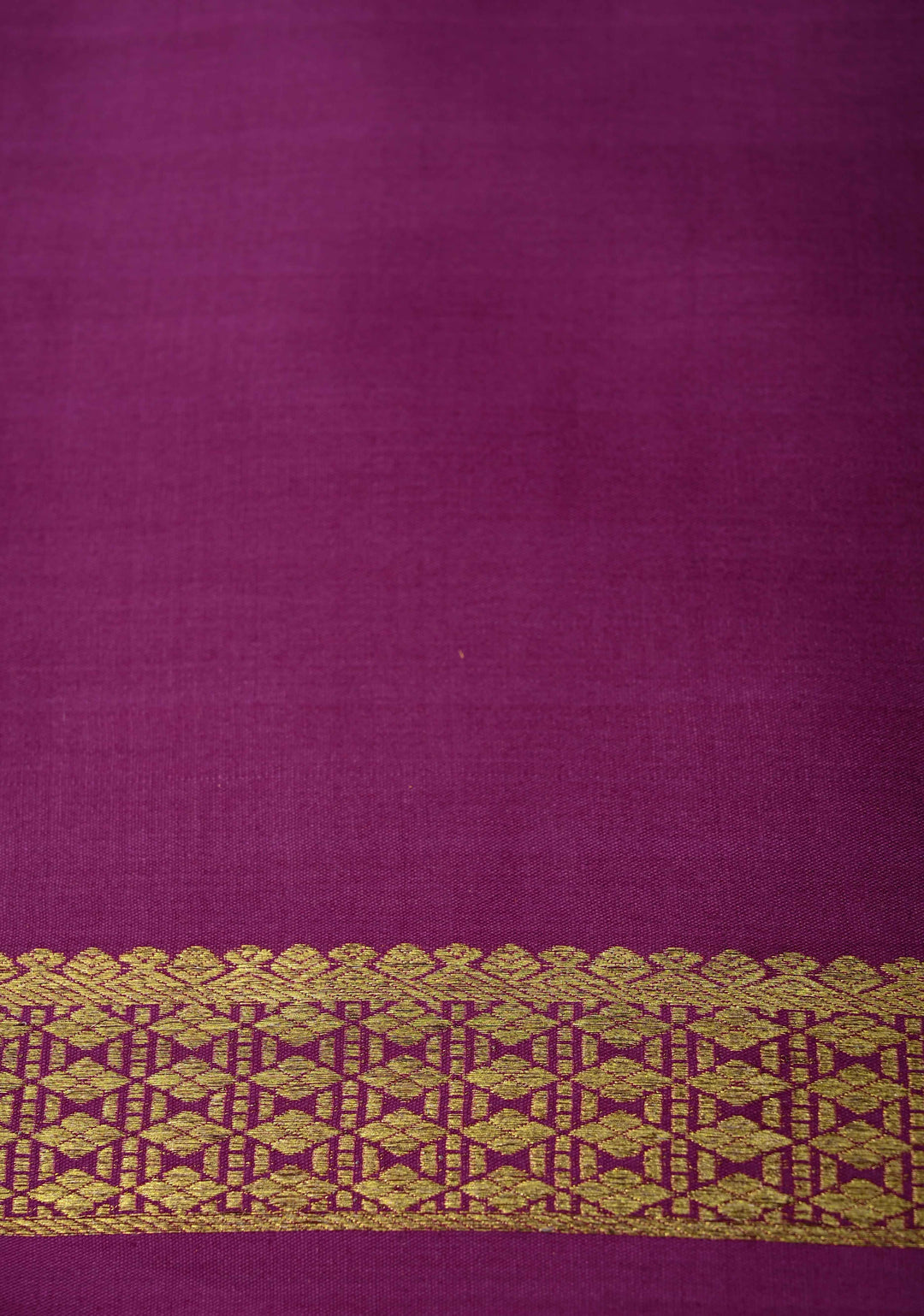 Citrine Yellow Mysore Silk Saree with Zari Checks and Zari Border in KSIC Grade Thickness | SILK MARK CERTIFIED