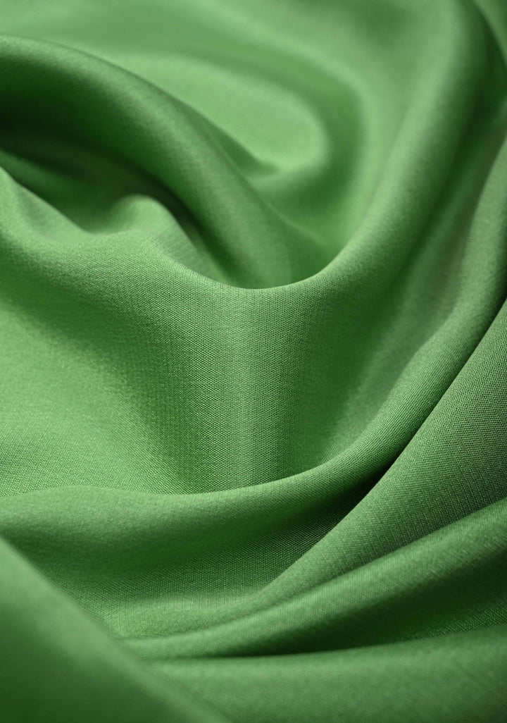 Mint Green Mysore Silk Saree with Contrast Zari Border | SILK MARK CERTIFIED