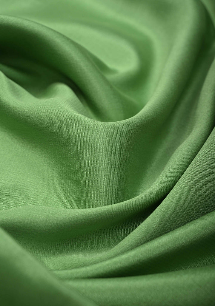 Mint Green Mysore Silk Saree with Contrast Zari Border | SILK MARK CERTIFIED