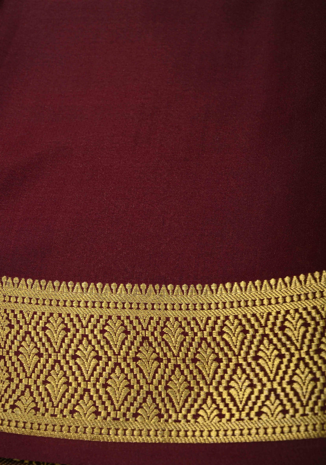 Pink Zari Checks on Pure Mysore Silk saree Floral Zari Motifs And Podi Kattam Border in KSIC Grade Thickness | SILK MARK CERTIFIED