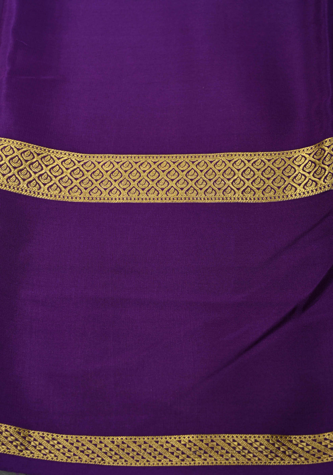 Mustard Yellow Mysore Silk Saree with Podi-Kattam Zari Checks and Rettaipet Contrast Border in KSIC Grade Thickness | SILK MARK CERTIFIED
