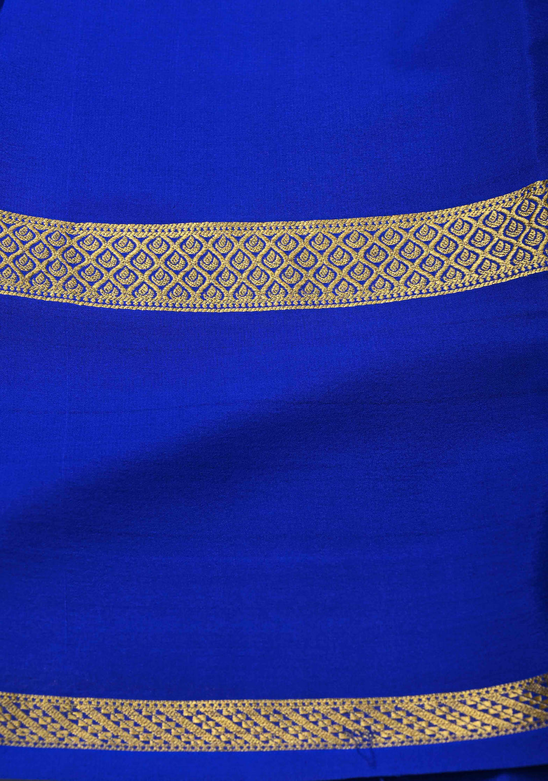 Lime Green Mysore Silk Saree with Podi-Kattam Zari Checks and Rettaipet Contrast Border in KSIC Grade Thickness | SILK MARK CERTIFIED