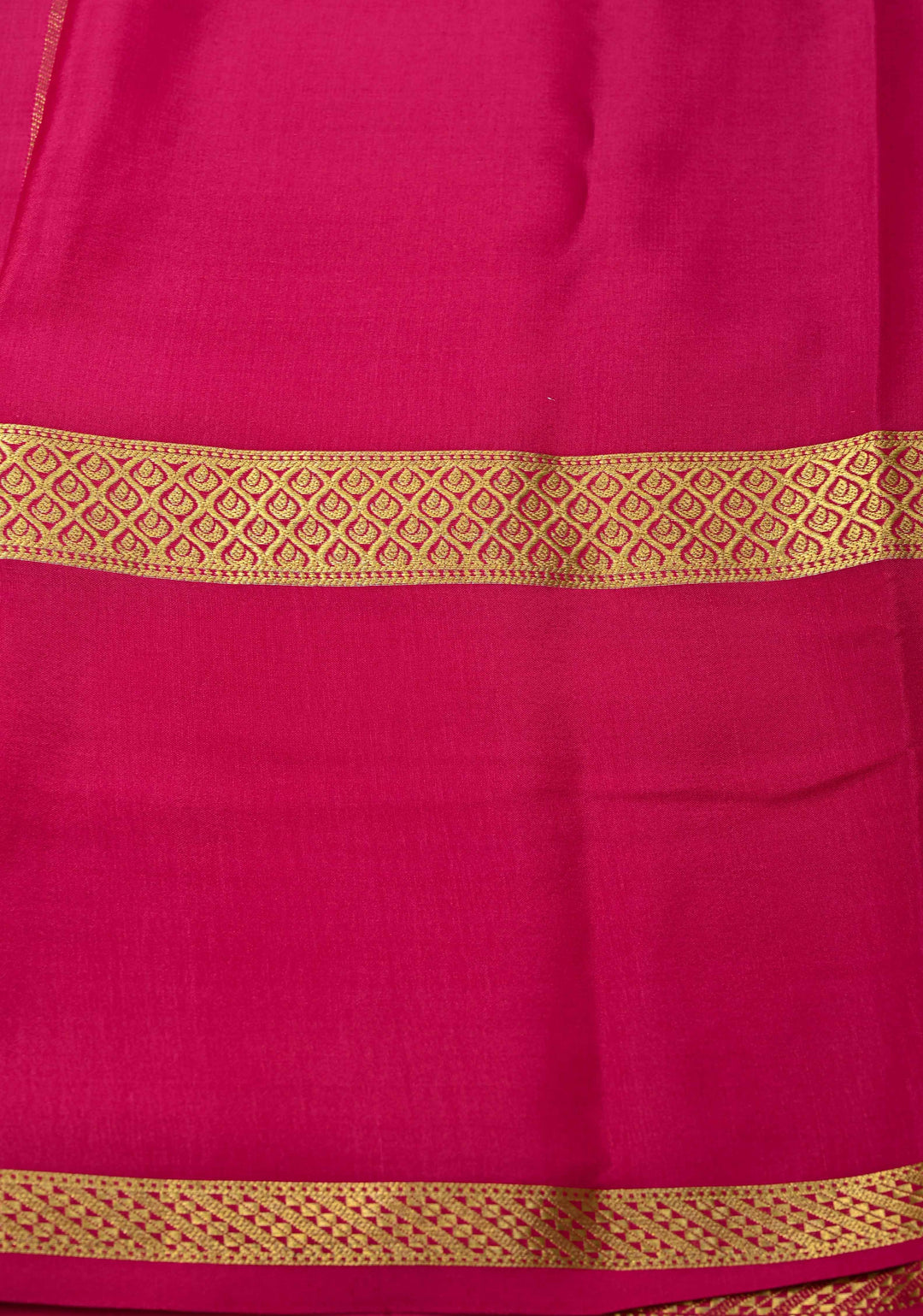 Ink Purple Mysore Silk Saree with Podi-Kattam Zari Checks and Rettaipet Contrast Border in KSIC Grade Thickness | SILK MARK CERTIFIED