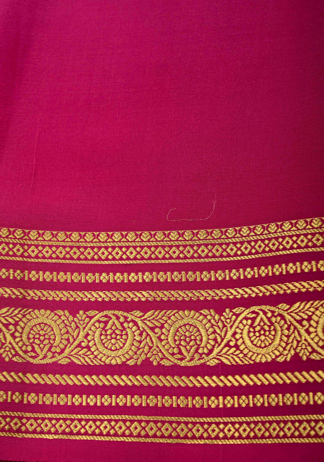 Ink Purple Zari Checks on Pure Mysore Silk saree with Zari Buttis and Zari Border in KSIC Grade Thickness | SILK MARK CERTIFIED