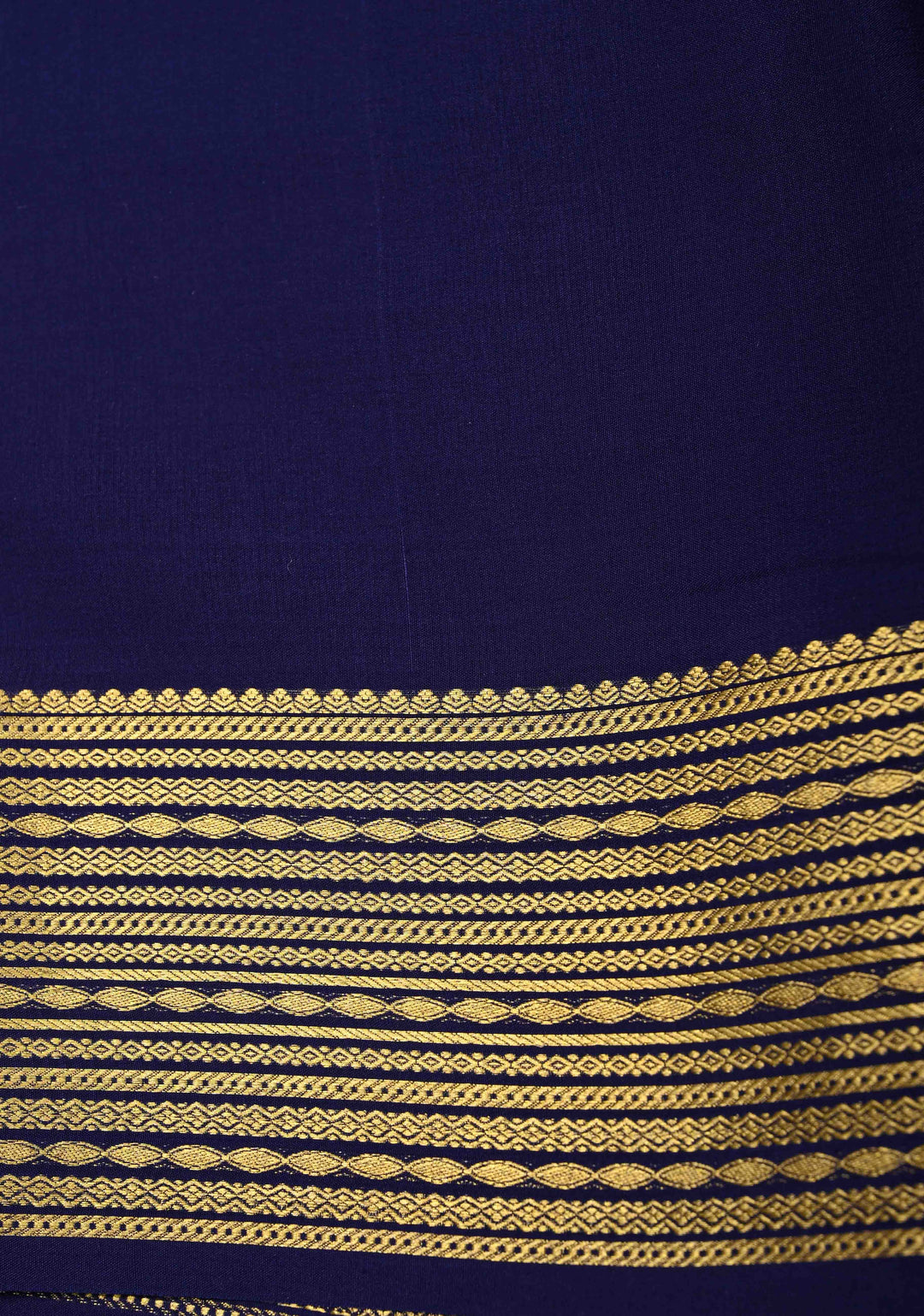Dark Pink Pure Mysore Silk Saree with Zari borders in Ksic Grade thickness | SILK MARK CERTIFIED
