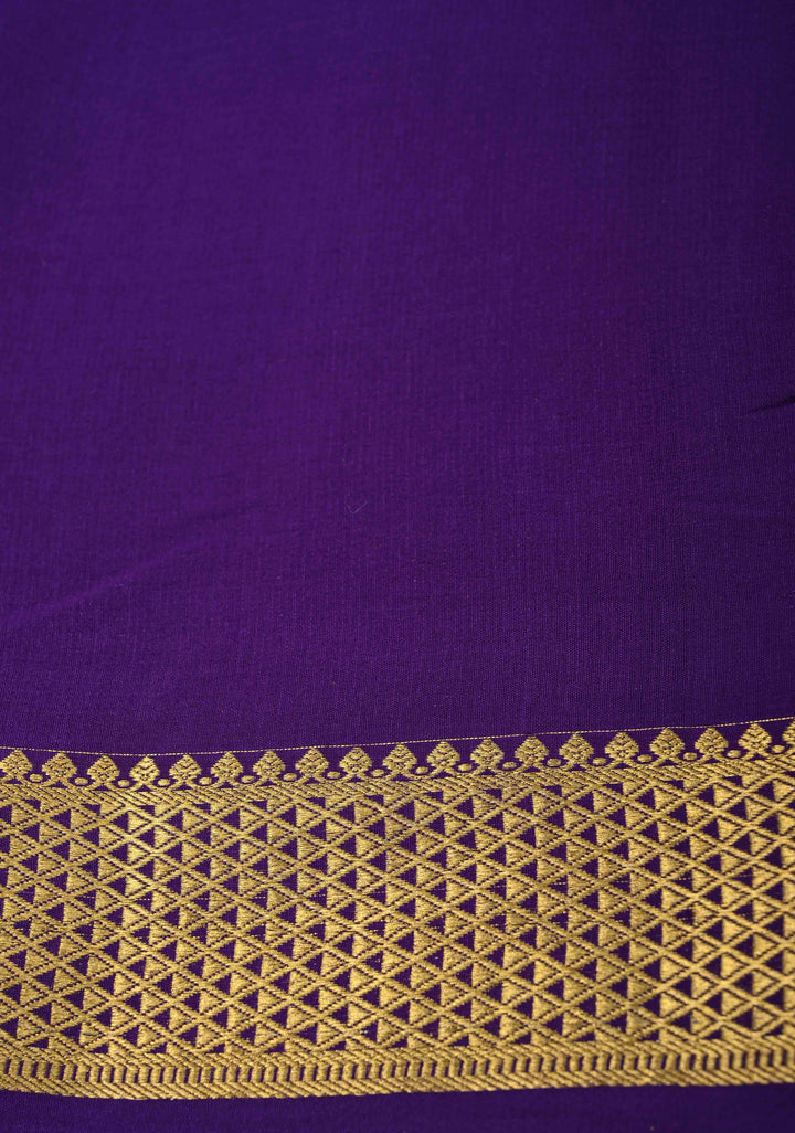 Mustard Yellow Mysore Silk Saree with Zari Checks and Zari Border in KSIC Grade Thickness | SILK MARK CERTIFIED