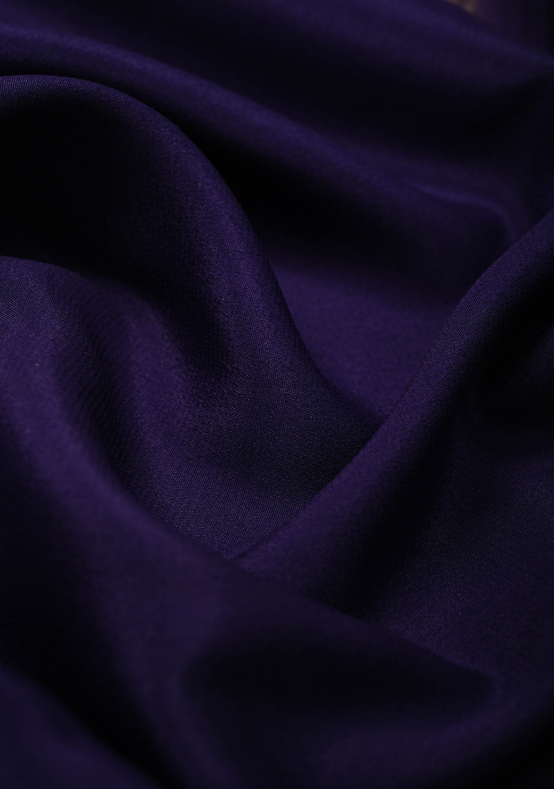 Purple Pure Mysore Silk Saree with Zari borders in Ksic Grade thickness | SILK MARK CERTIFIED