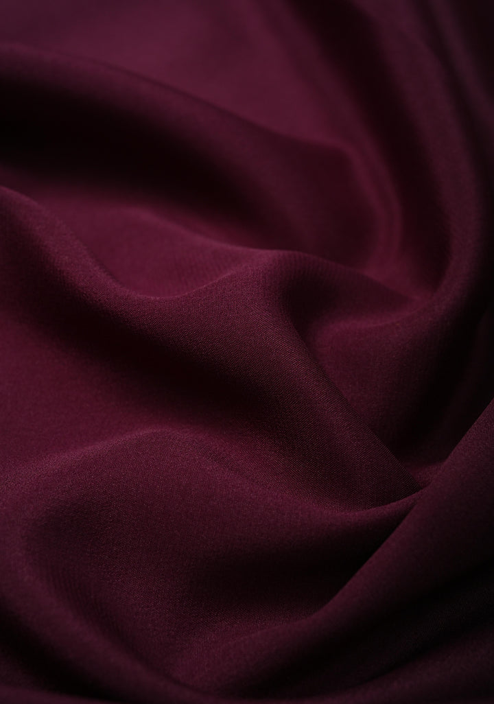 Plum Mysore Silk Saree with Zari borders in Ksic Grade thickness | SILK MARK CERTIFIED