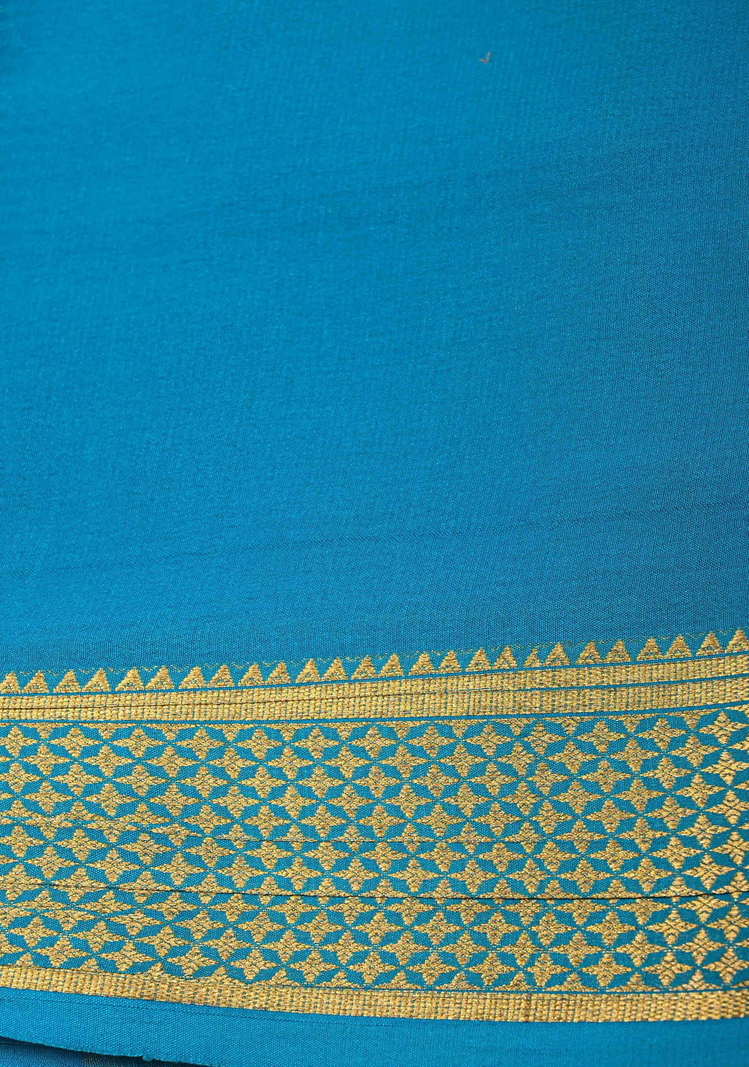 Plum Mysore Silk Saree with Contrast Zari Borders in KSIC Grade Thickness | SILK MARK CERTIFIED