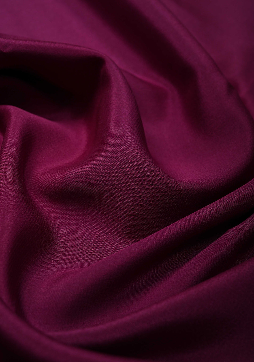 Plum Mysore Silk Saree with Contrast Zari Borders in KSIC Grade Thickness | SILK MARK CERTIFIED