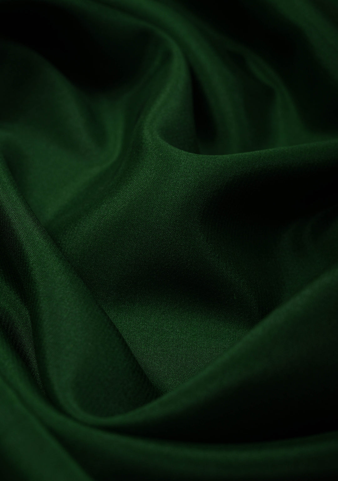 Bottle Green Mysore Silk Saree with Contrast Zari Borders in KSIC Grade Thickness | SILK MARK CERTIFIED
