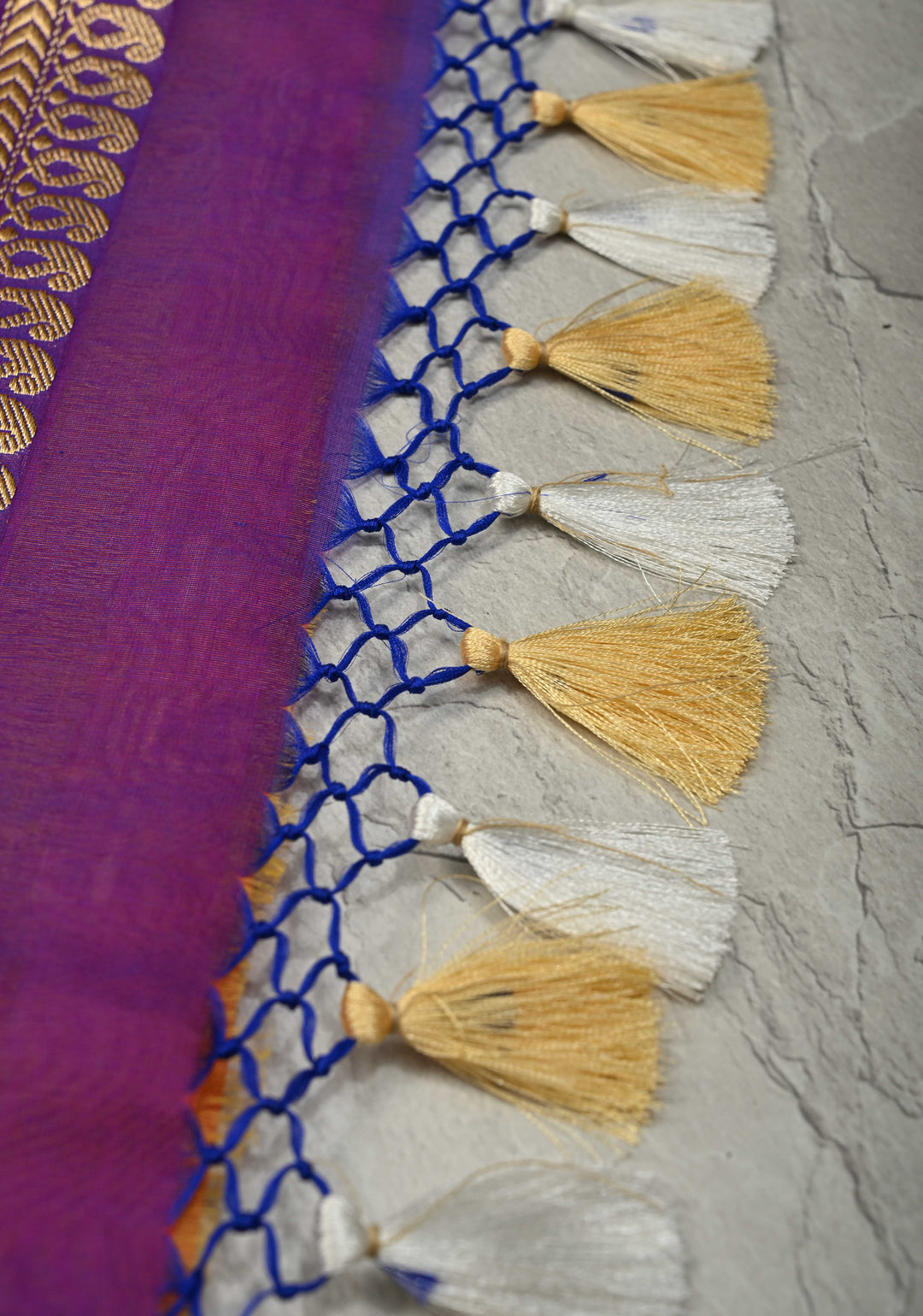 Kesari Orange Dual tone Banarasi Kora Silk Saree with Sona Rupa Buttas and Contrast Zari Border | SILK MARK CERTIFIED