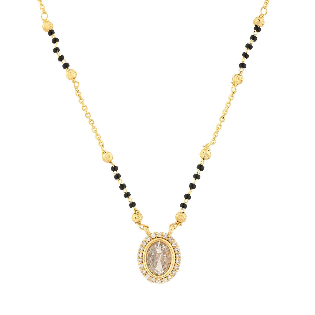 Gold Essentials Kavya American Diamond Mangalsutra | SGOBITAM