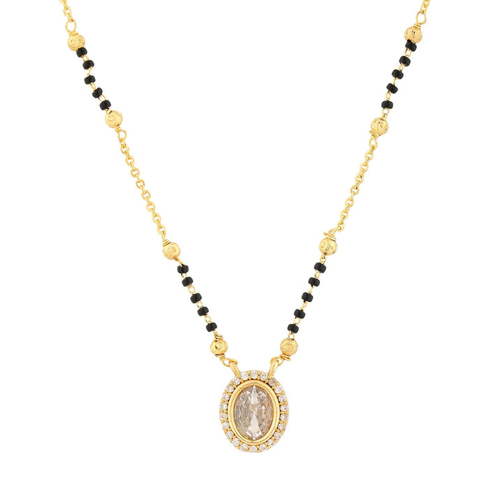 Gold Essentials Kavya American Diamond Mangalsutra | SGOBITAM