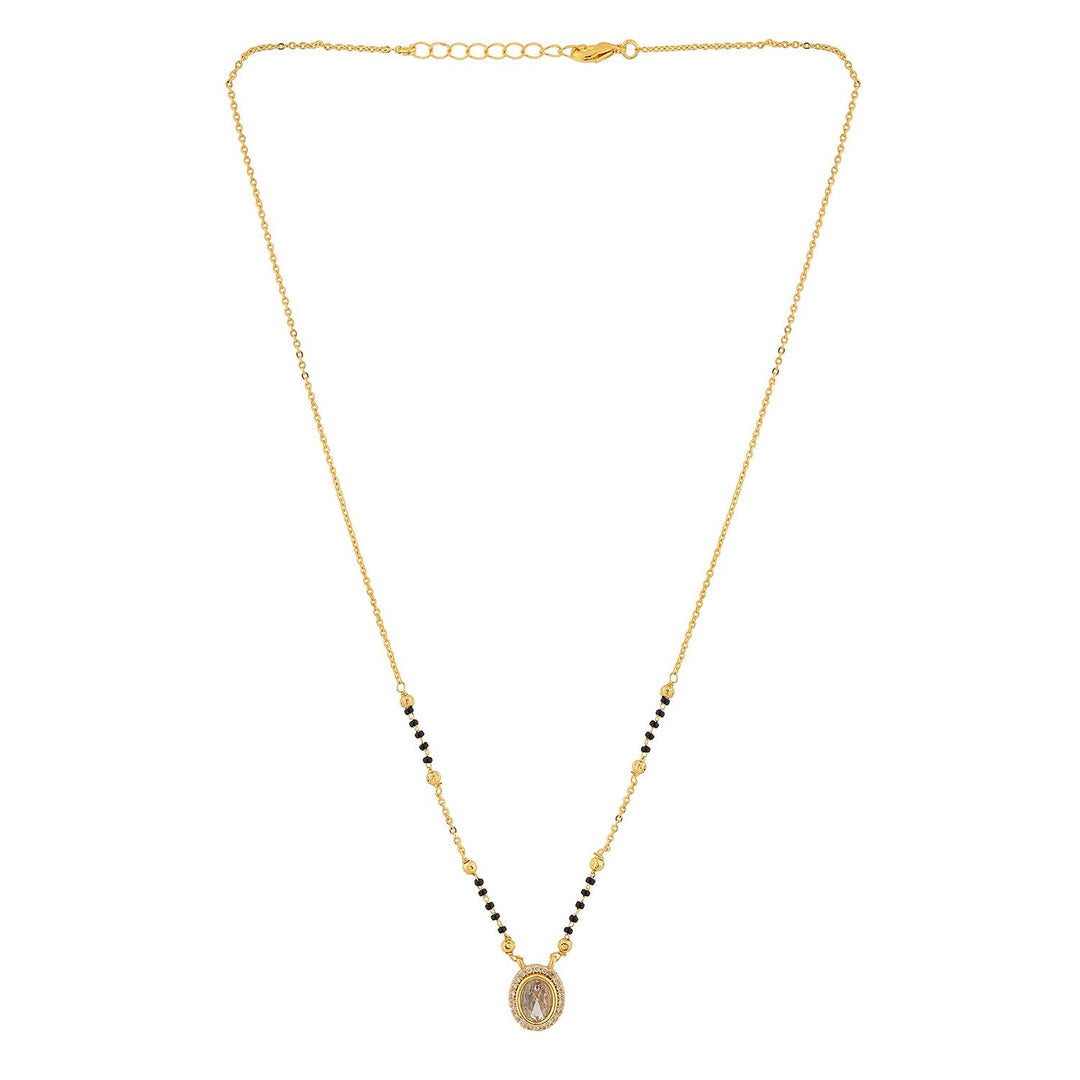 Gold Essentials Kavya American Diamond Mangalsutra | SGOBITAM