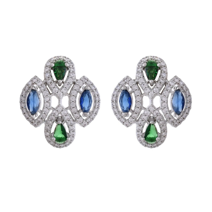 Starlight Aurora Choker Necklace Set | SHOBITAM
