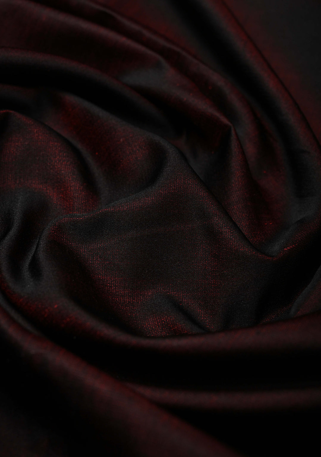 Dark Maroon Mashru Silk Saree with Koniya Motif and Zari Border | SILK MARK CERTIFIED