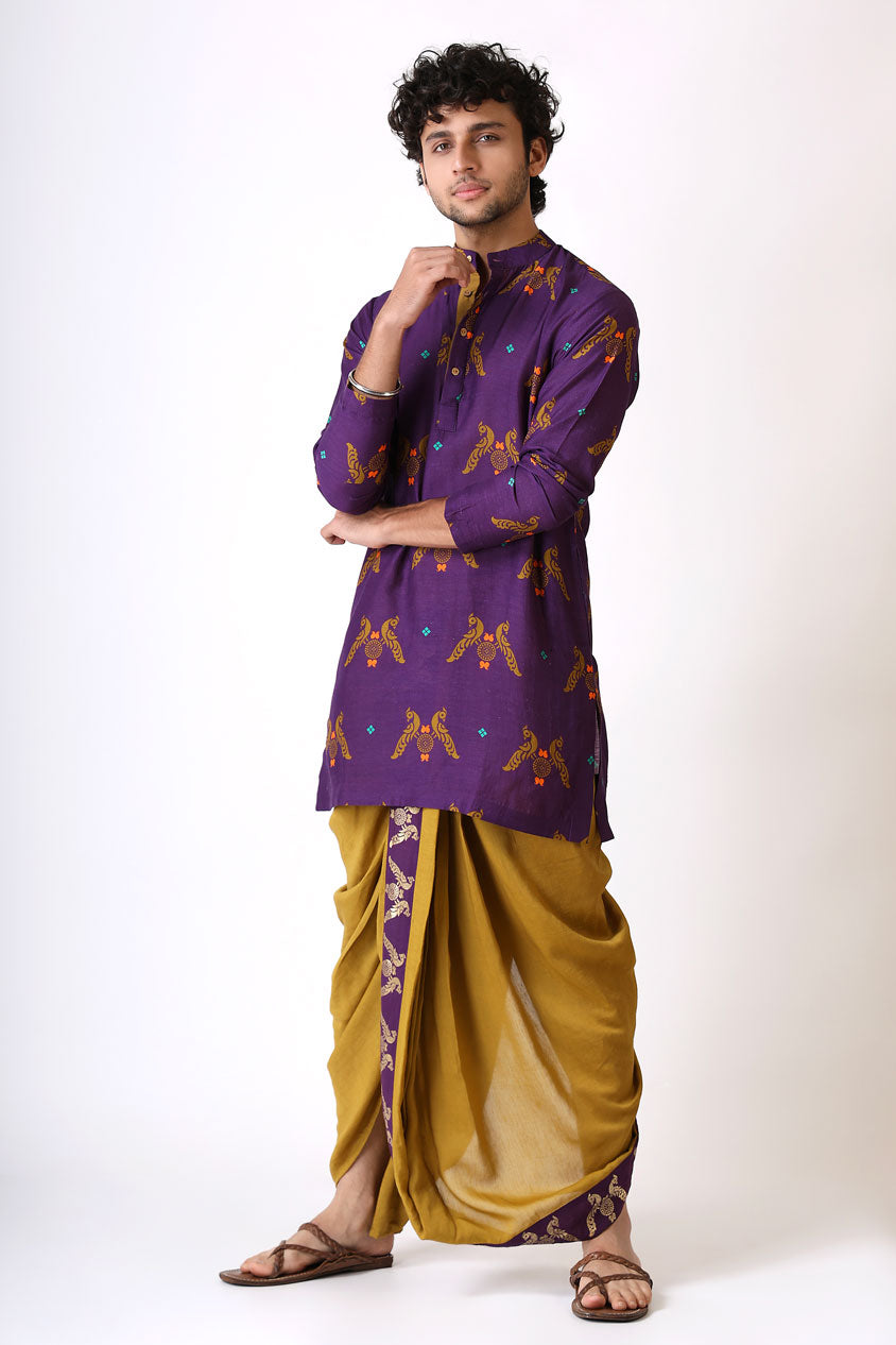 SMRITI OLIVE DOHTI + KURTA SET | SHOBITAM