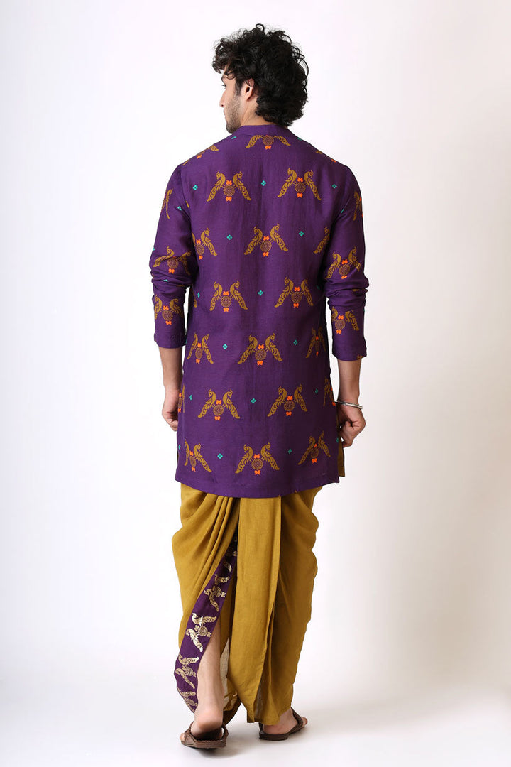 SMRITI OLIVE DOHTI + KURTA SET | SHOBITAM
