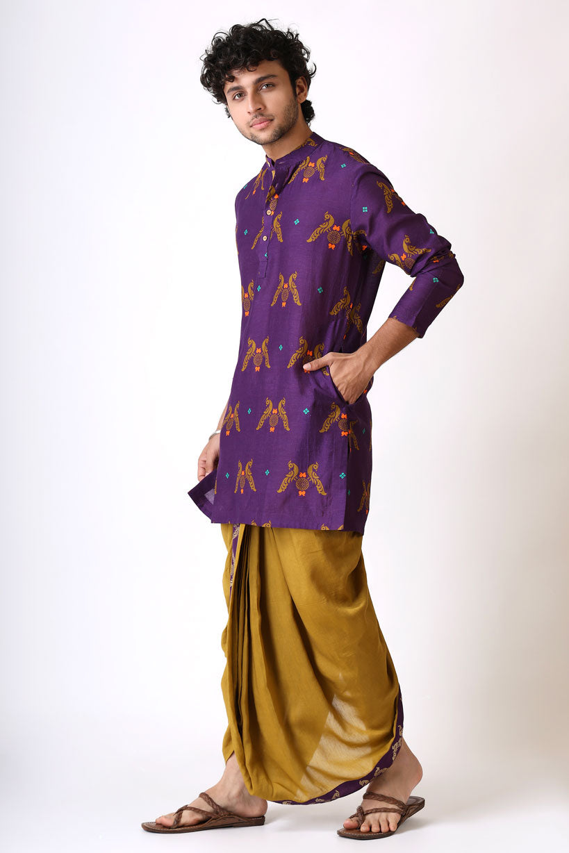 SMRITI OLIVE DOHTI + KURTA SET | SHOBITAM