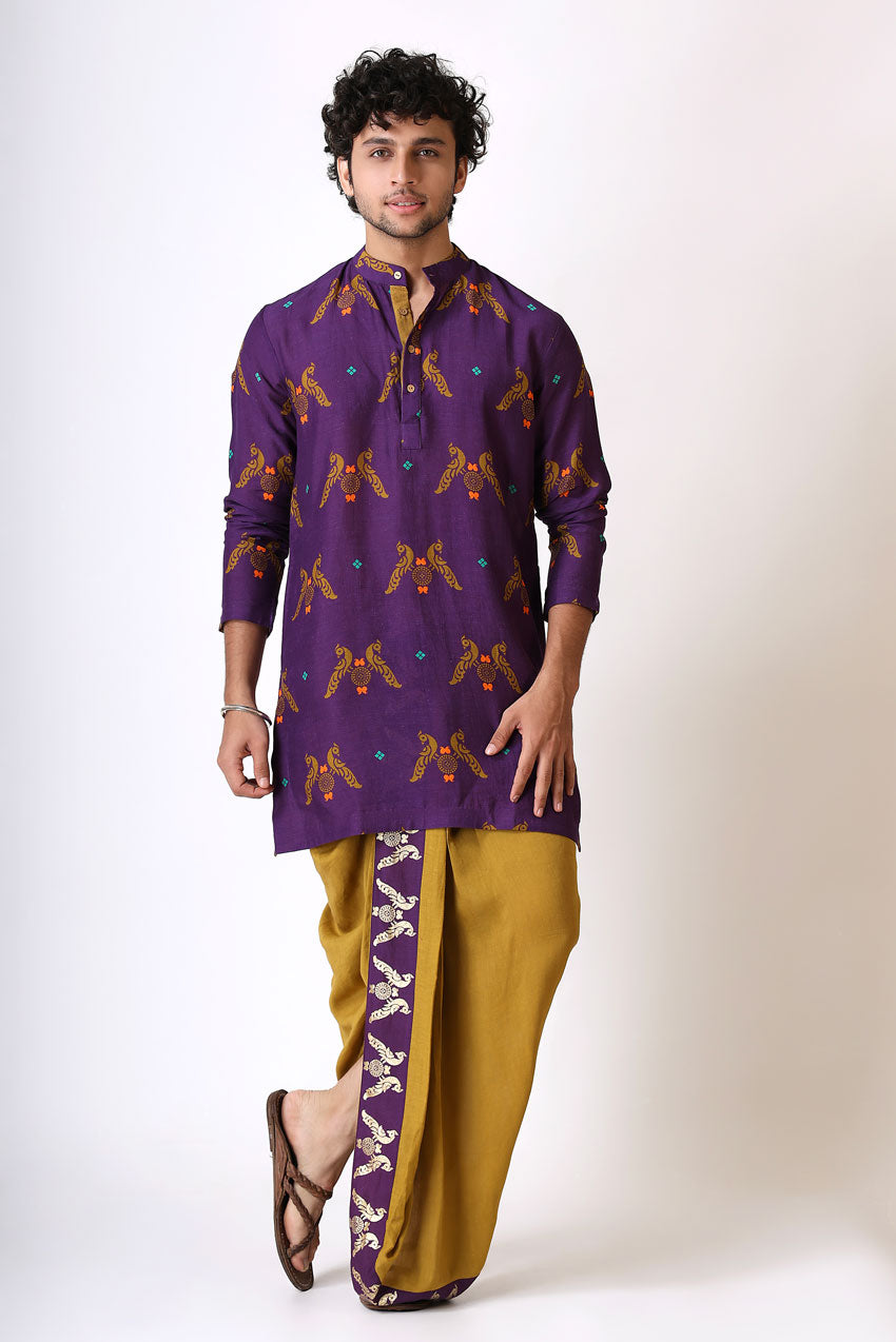 SMRITI OLIVE DOHTI + KURTA SET | SHOBITAM