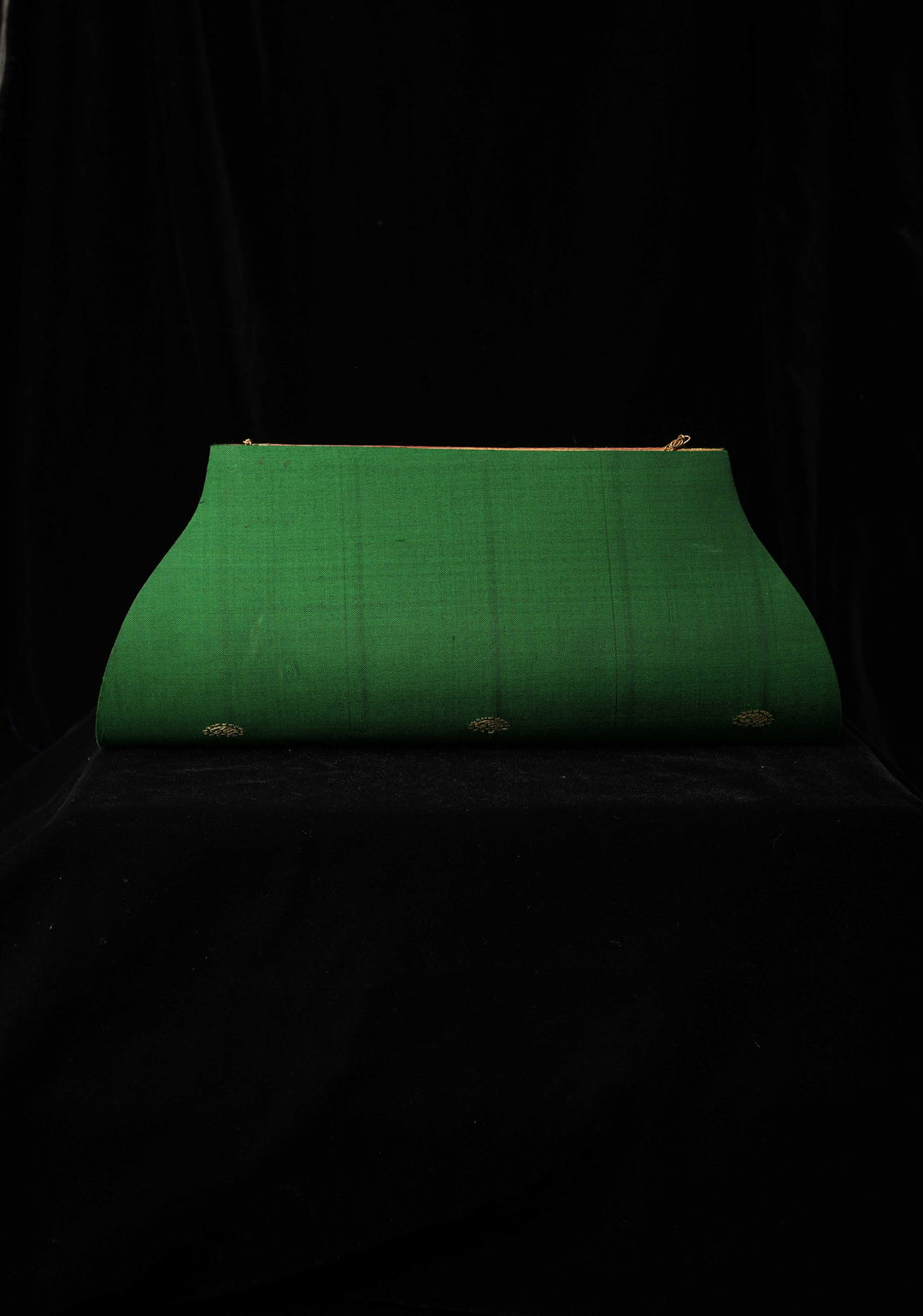 Authentic Handcrafted Paithani Clutch with Peacock Tissue Motifs, Handwoven | SILK MARK CERTIFIED