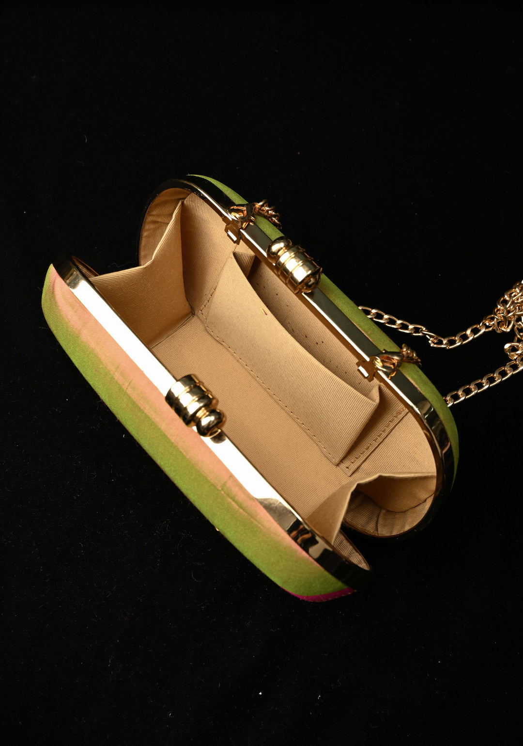 Pure Yeola Paithnai Silk Clutch with Zari Border | SILK MARK CERTIFIED
