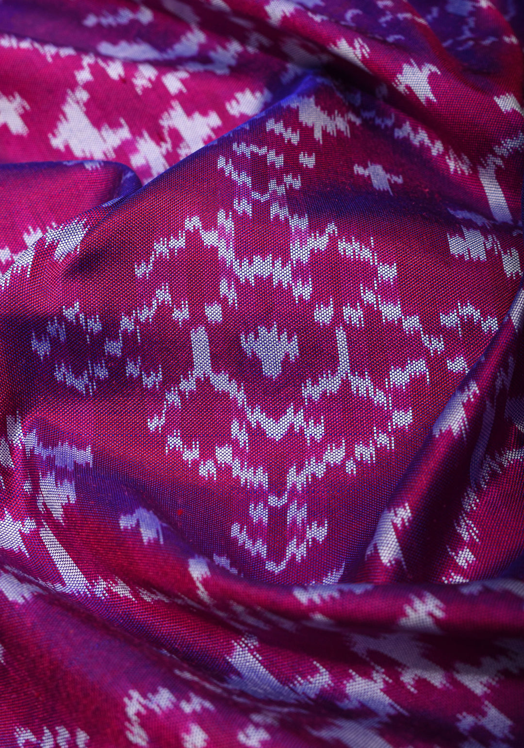 3 Color  Ikkat Patola Kanjivaram Fusion Silk Saree with Panel design and zari border |SILK MARK CERTIFIED