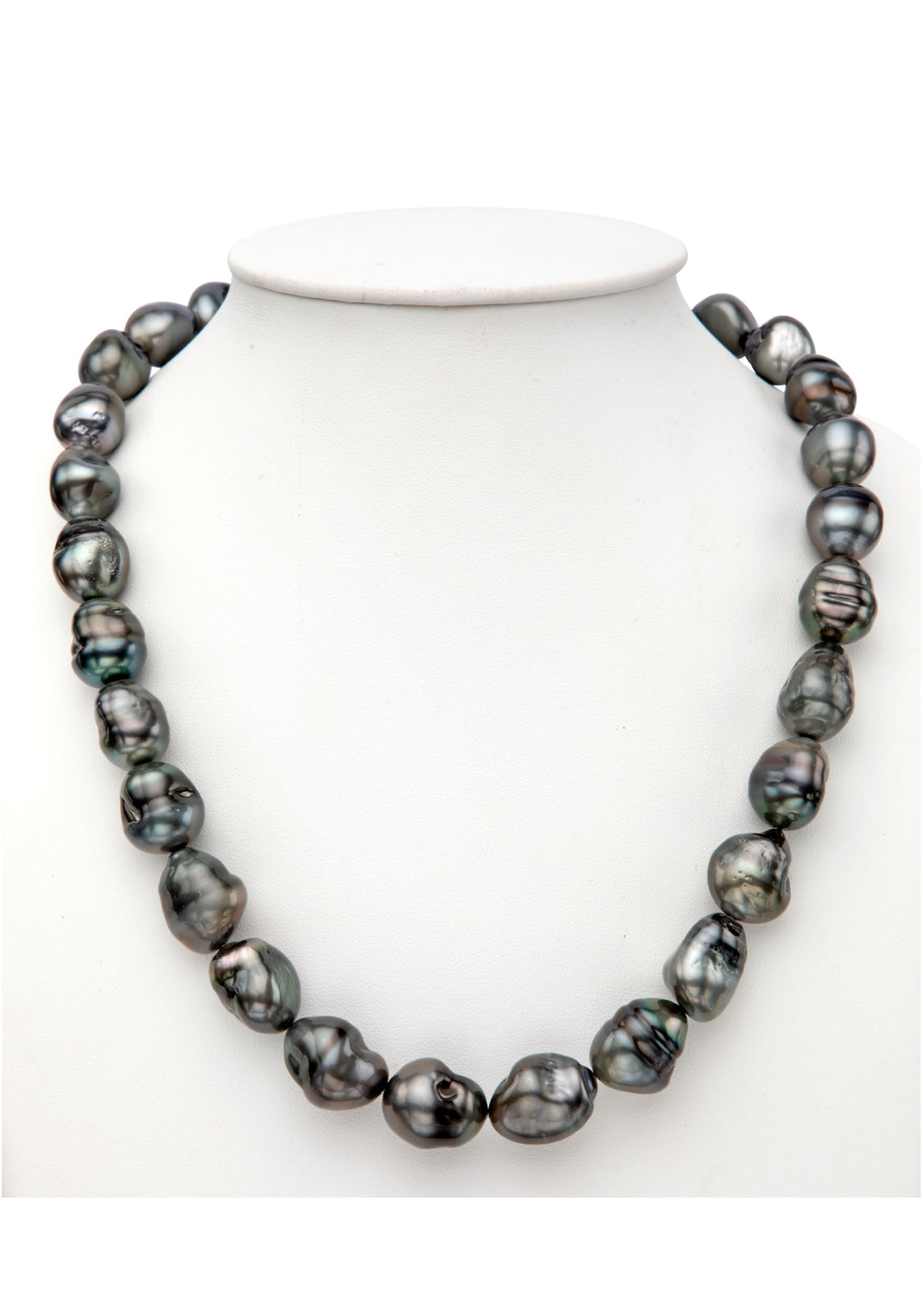 Tahitian Pearls Real Black Pearl Necklace Price Round Natural