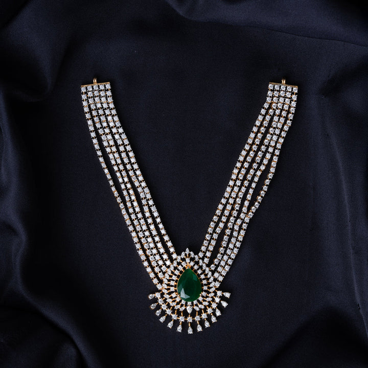 Pure 92.5 Silver, Sivara Dia Short Necklace