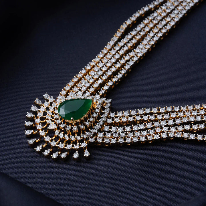 Pure 92.5 Silver, Sivara Dia Short Necklace