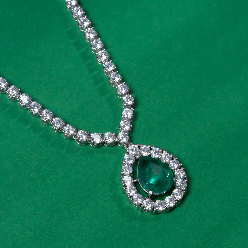 Pure 92.5 Silver Eden’s Eclipse Necklace Set