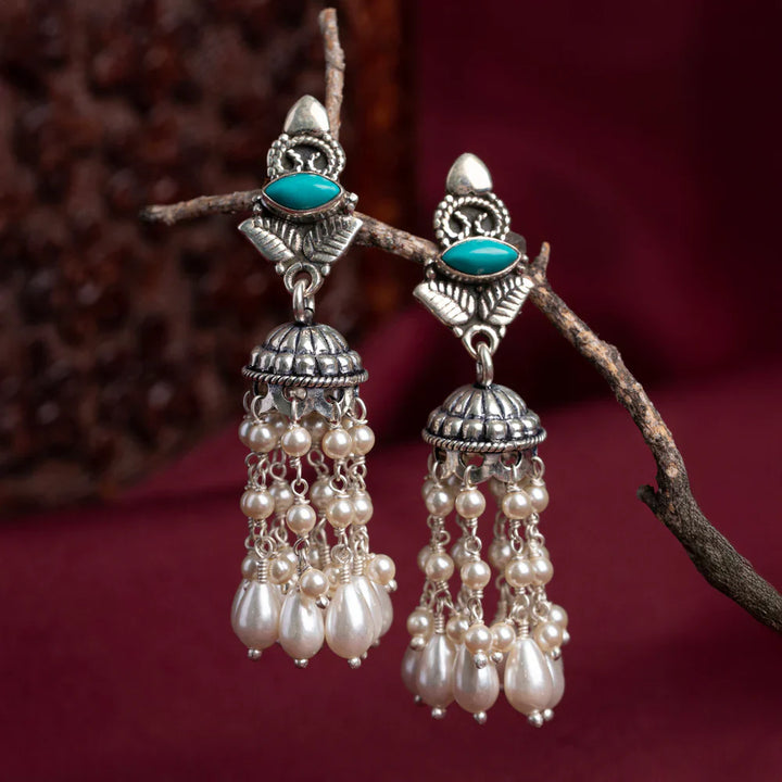 Pure 92.5 Silver Gulbahaar Ghoongroo Jhumka