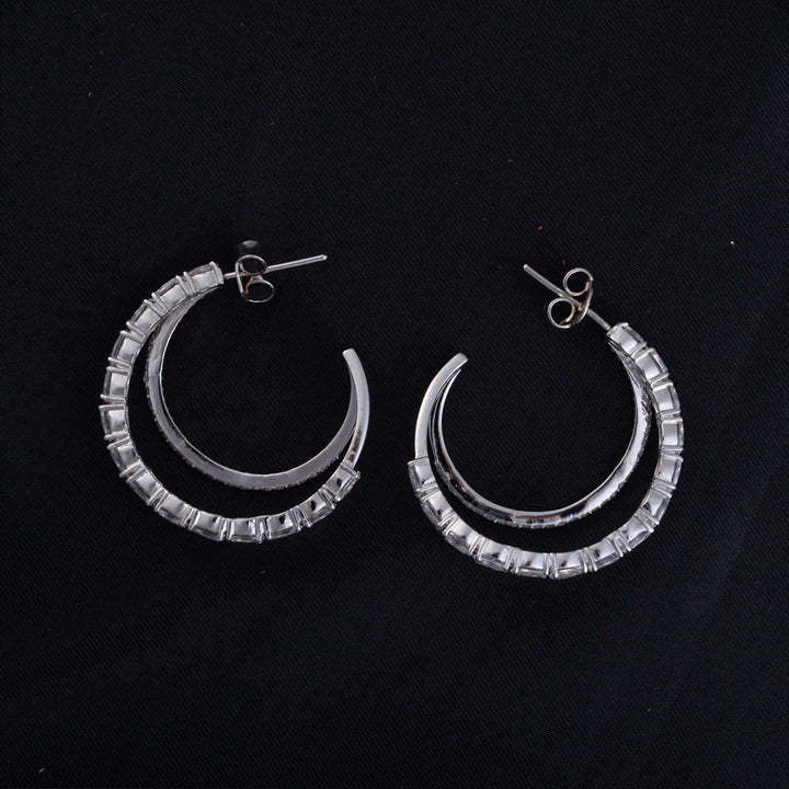 Pure 92.5 Silver Twinaura Hoops