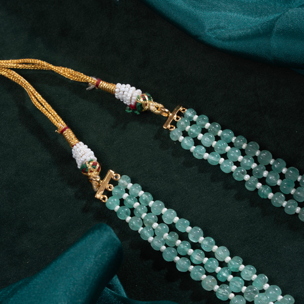 92.5 Silver, Gold Plated Garden of Grace Long Necklace | SHOBITAM
