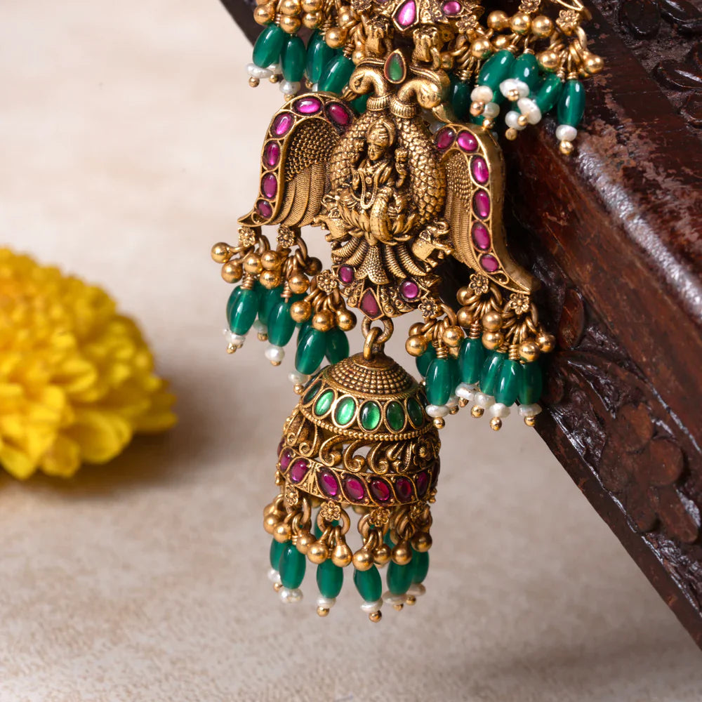 Pure 92.5 Silver, Gold Plated Berundeshwari Jada