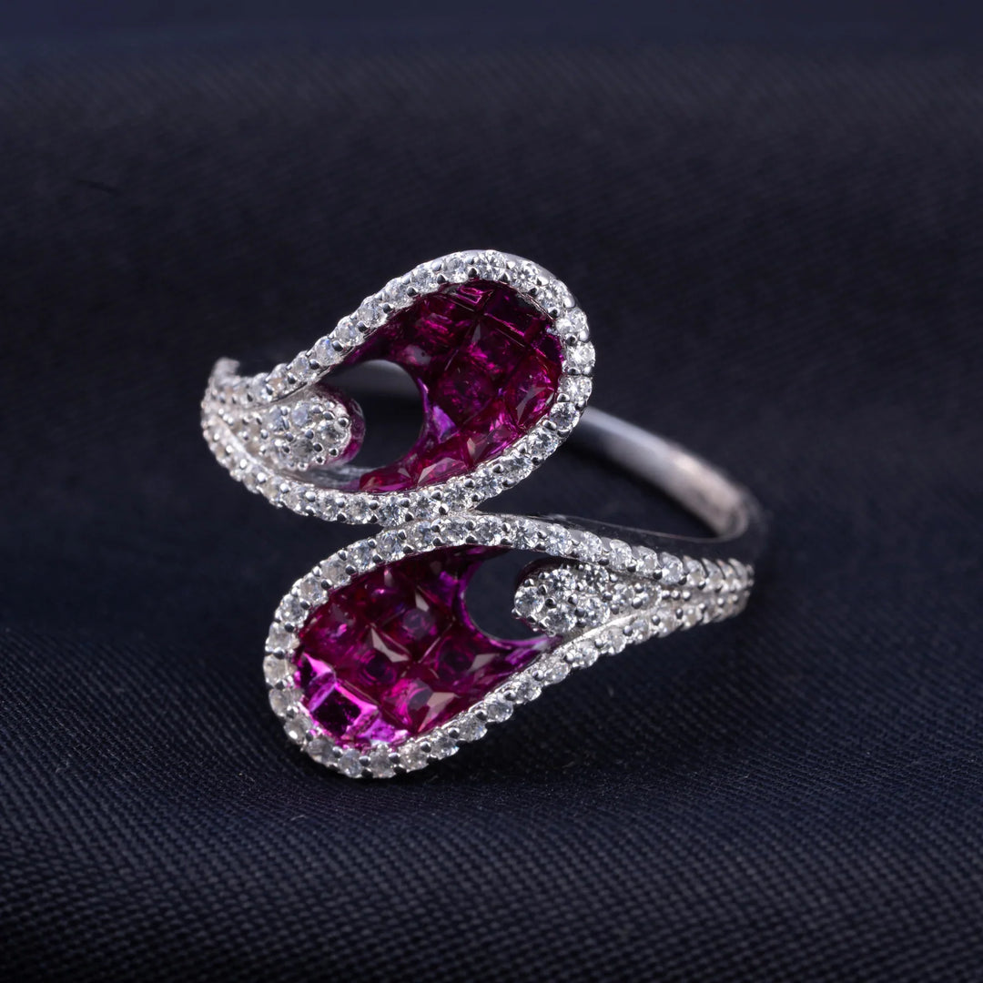 Pure 92.5 Silver Floriana Ring