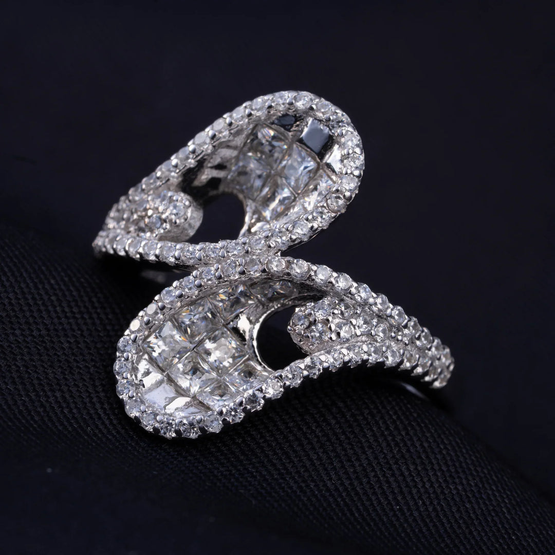 Pure 92.5 Silver Floriana Ring