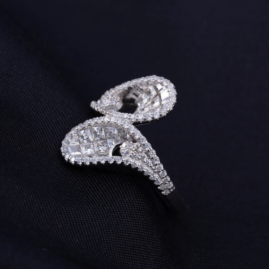 Pure 92.5 Silver Floriana Ring