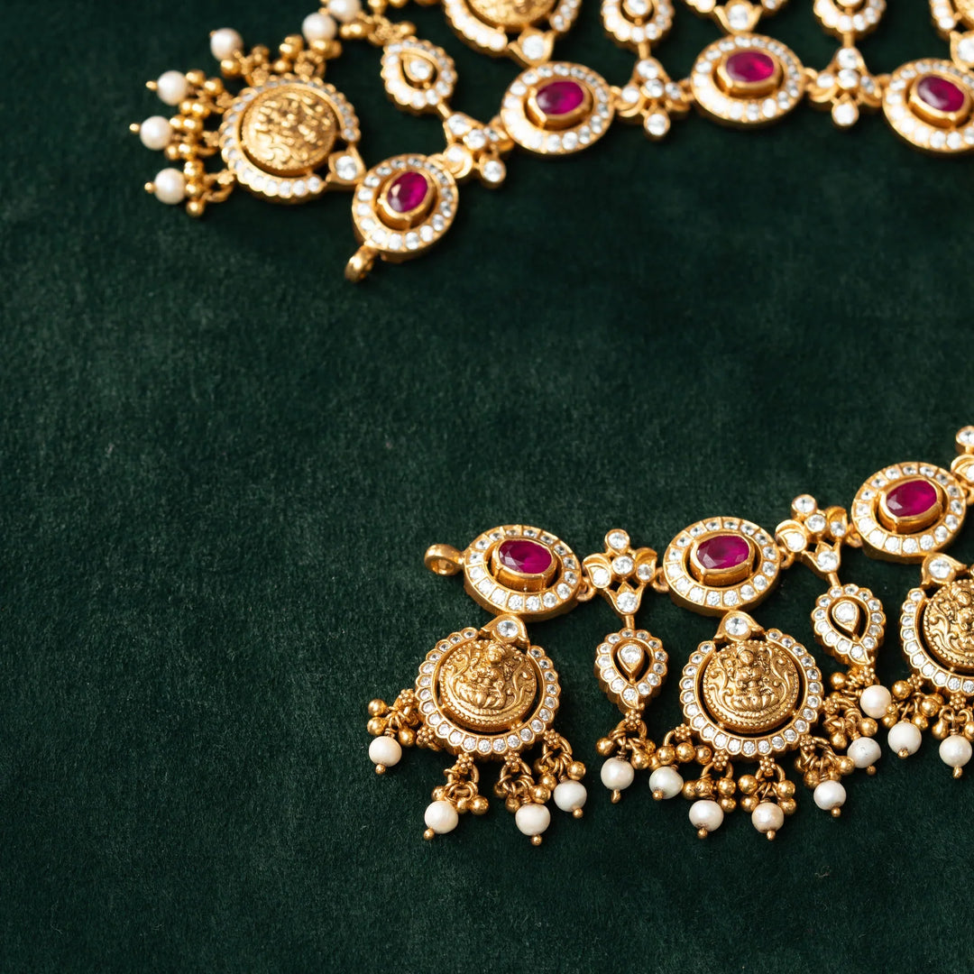 Pure 92.5 Silver, Gold Plated Kasumala Dharini Lakshmi