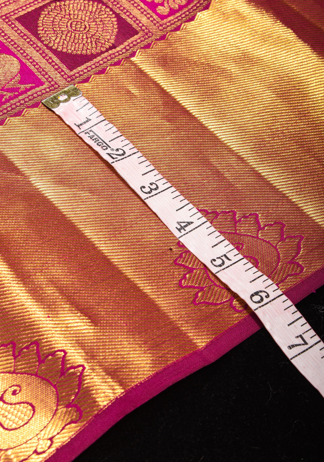 Pink Patola Design Brocade Kanjivaram Silk saree with Antique Gold Zari | SILK MARK CERTIFIED